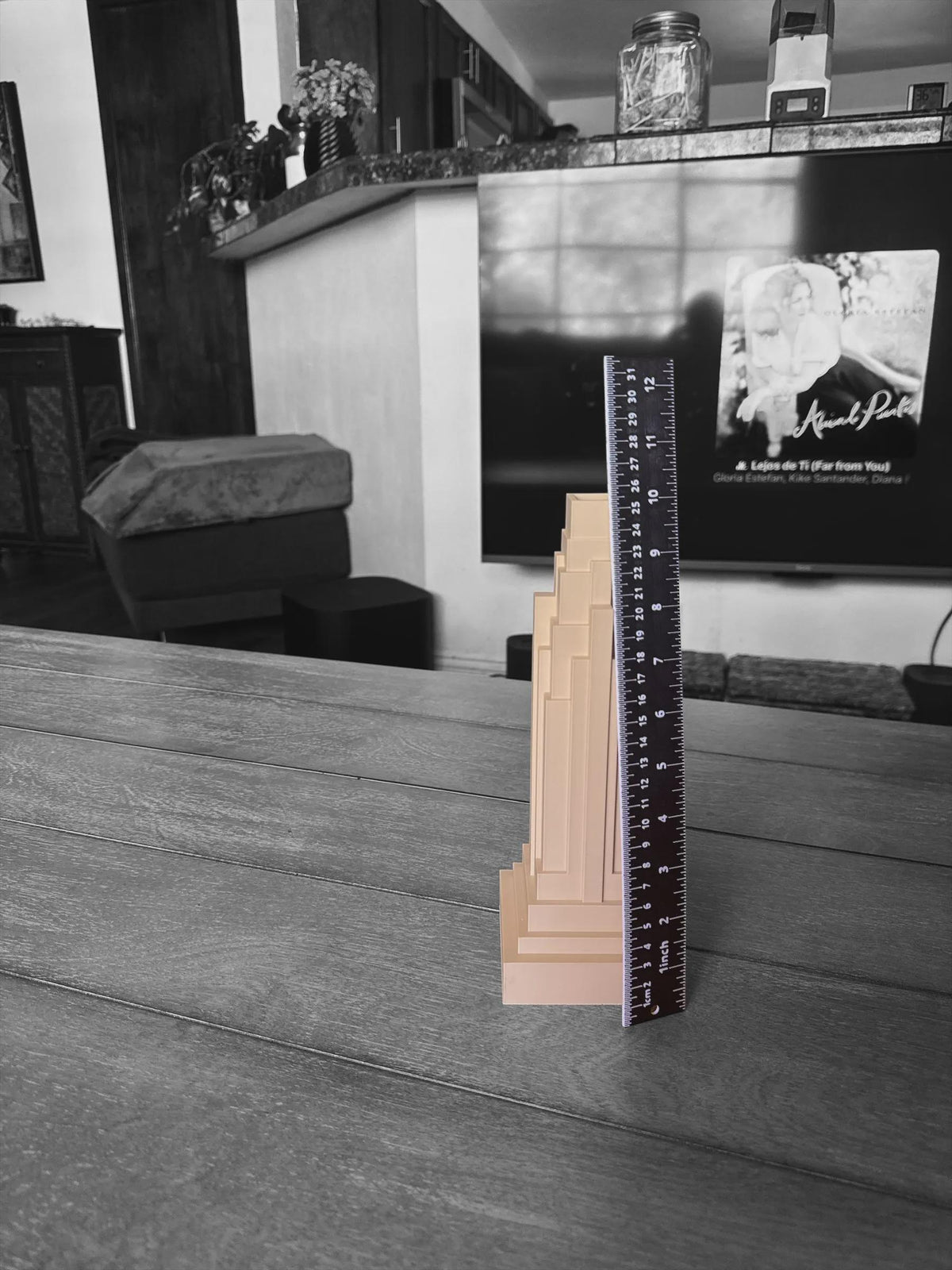 Empire State Building Vase  Art Deco Skyscraper Sculpture, New York Architecture Home Decor, Matte Tan Limestone Tower Accent