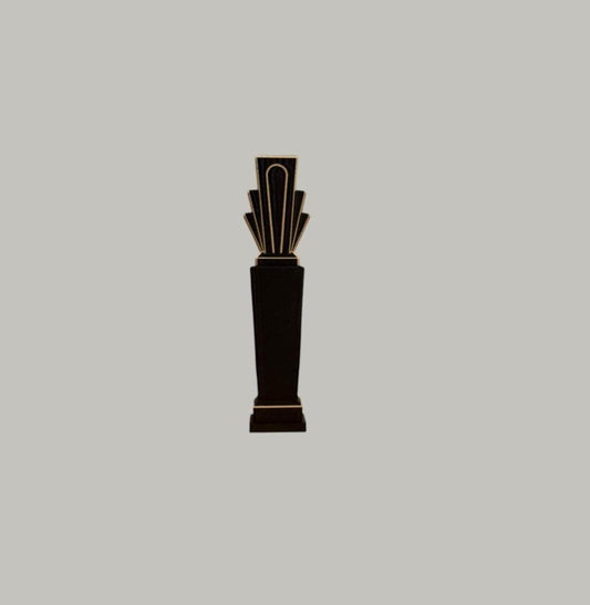 Art Deco Manhattan Inspired Gotham Tower Vase - Architectural NYC Statement Piece for 1920s Vintage Home Decor