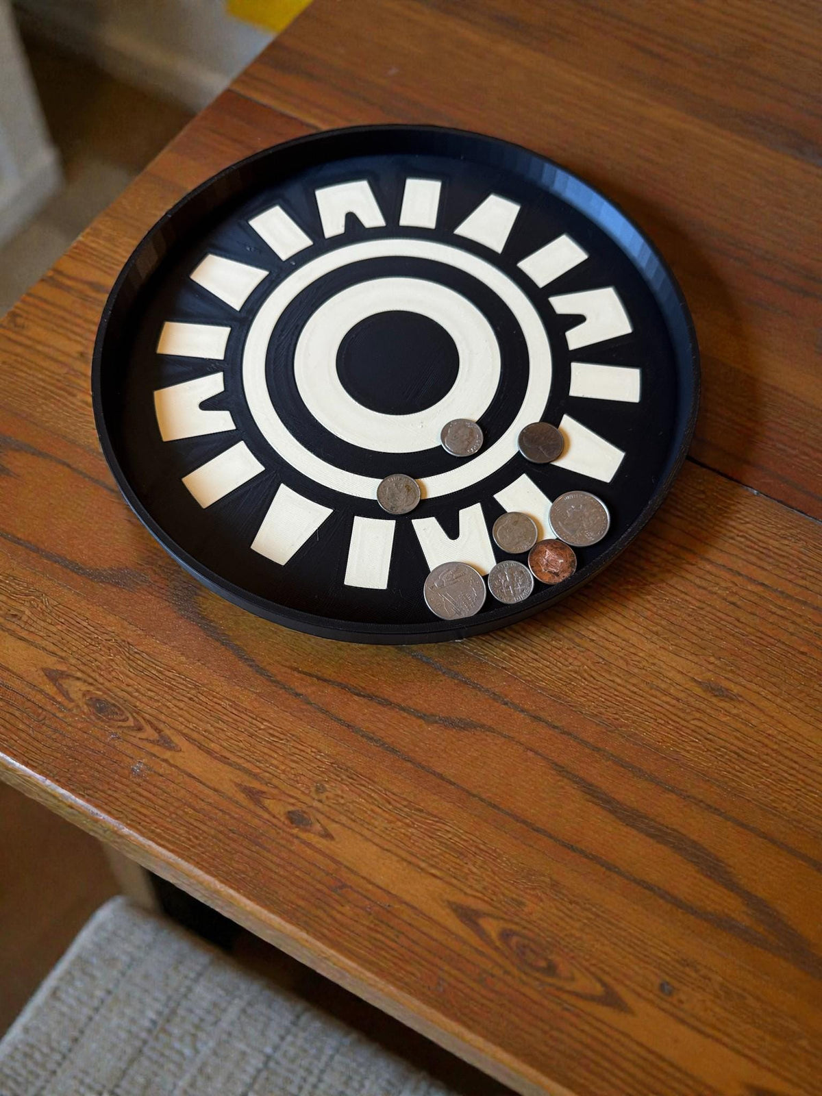 Round SUNBURST TRAY  Inspired by ancient sun symbols and echoed in Art Deco design...A bold sun motif that feels both ancient and modern.