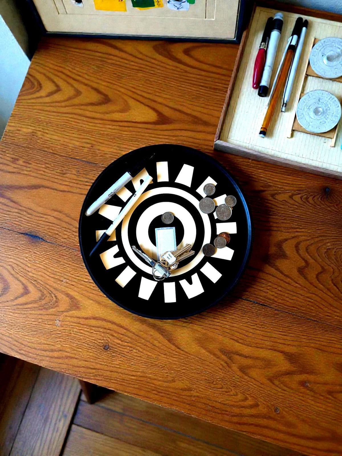 Round SUNBURST TRAY  Inspired by ancient sun symbols and echoed in Art Deco design...A bold sun motif that feels both ancient and modern.