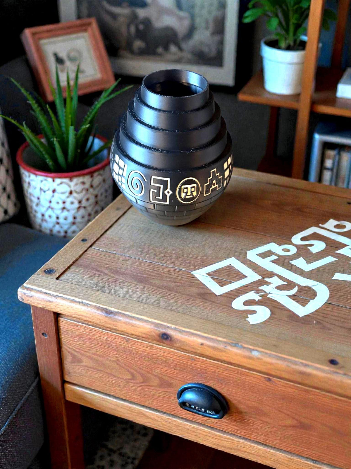 Machu Picchu Inspired ARCHITECTURAL Vase
