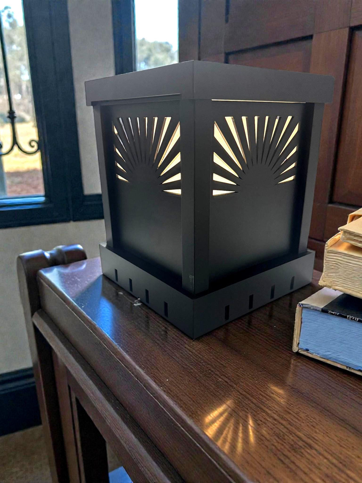 ART DECO DIMMABLE Michelle Ma Belle Noir table lamp, noir silhouette light, Parisian glam decor, bedside mood lighting