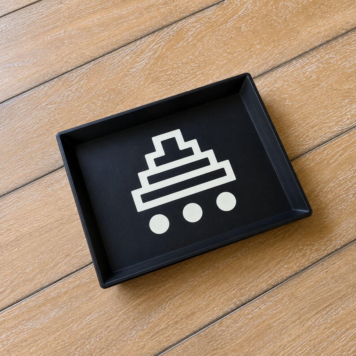 MESOAMERICAN Home Decor Set | Mayan Temple Bundle | Stepped Pyramid Tray, Pyramid Coasters & Labyrinth Cachepot