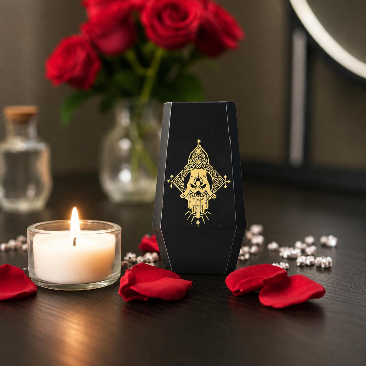 CLADDAGH Wedding Gift Set | Irish Heritage Wedding Bundle | Celtic Lantern, Claddagh Vase & Coasters Anniversary Gift