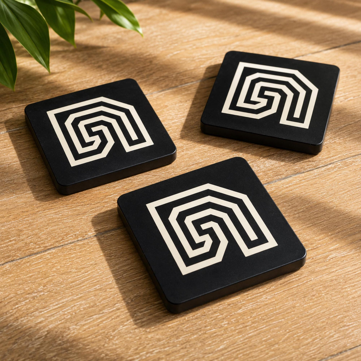 PUEBLO SOUTHWEST Decor Set | Santa Fe Home Decor Bundle | Pueblo Tray, Coasters & Andean Cachepot | Desert Aesthetic Gift