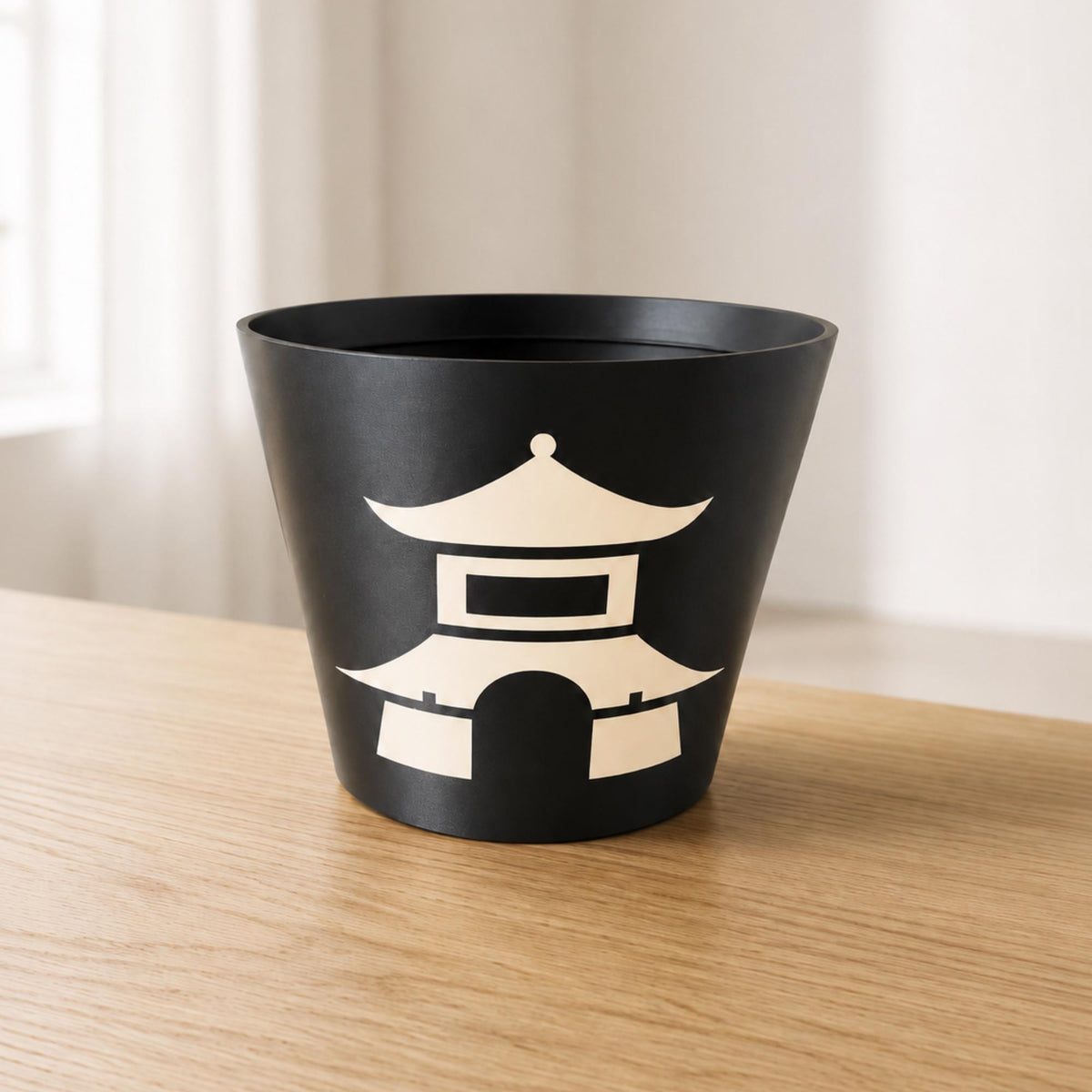Japanese Pagoda Decor Set | Zen Tray and Cachepot Planter | Japandi Housewarming Gift