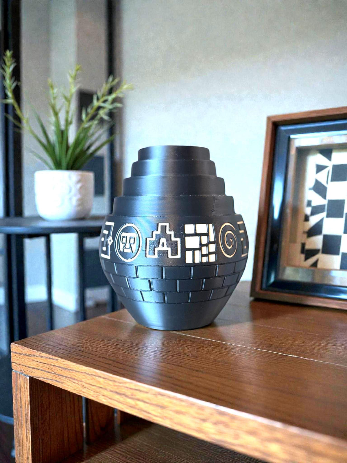Machu Picchu Inspired ARCHITECTURAL Vase
