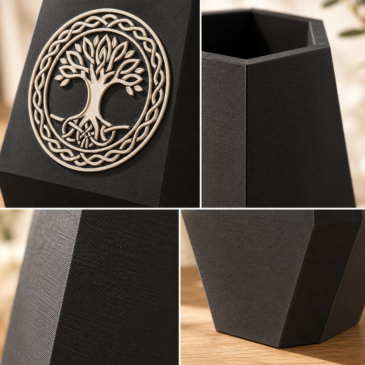 Tree of Life Vase | Celtic Home Decor | Irish Decorative Vase | Nature Inspired Accent | Shelf & Table Decor