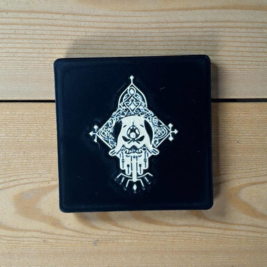 CLADDAGH COASTER SET, Irish Love & Loyalty Symbol, Ancestry Gift, Celtic Heritage, Wedding Present, Friendship Blessing, Handcrafted Decor