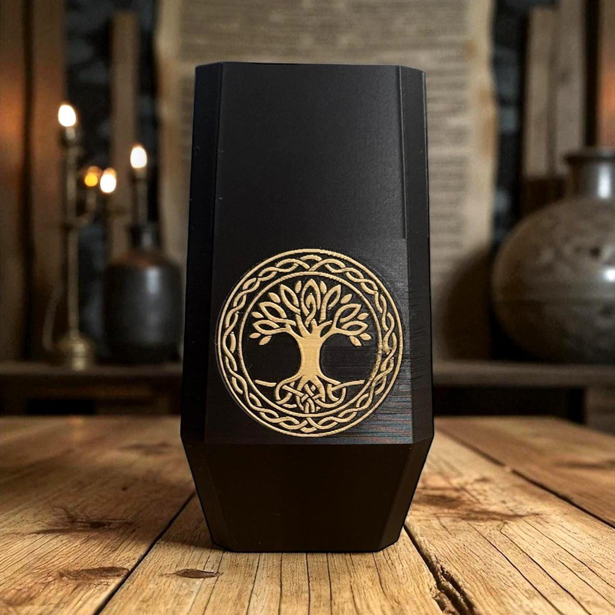 Tree of Life Vase | Celtic Home Decor | Irish Decorative Vase | Nature Inspired Accent | Shelf & Table Decor